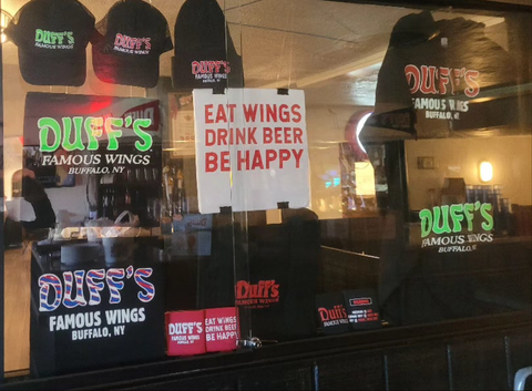 Duff's Famous Wings- Hoodie (Black)