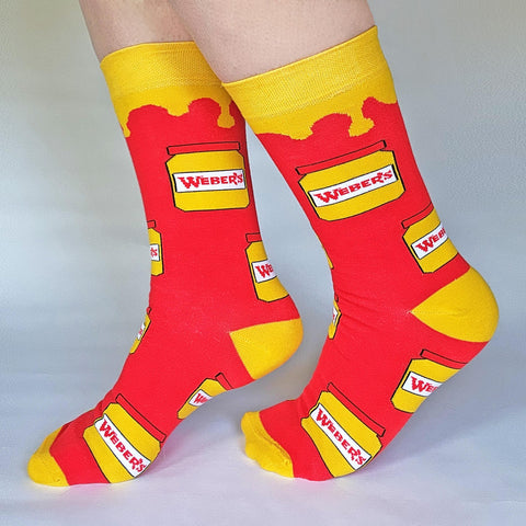 Weber's Mustard Socks