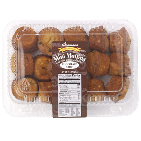 Wegmans Mini Muffins Blueberry or Chocolate Chip (12oz)