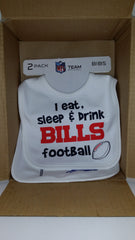 Buffalo Bills White 2-Pack Infant Bibs - militic.top: Buffalo, NY Food Shipped