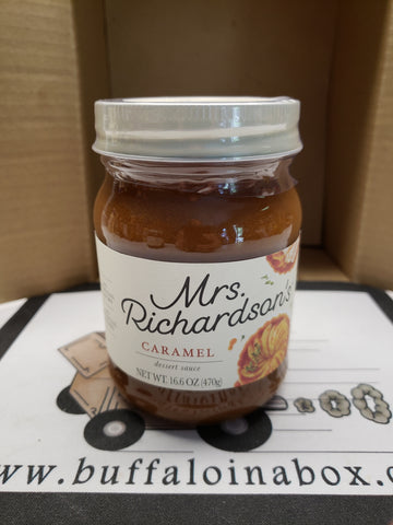 Mrs Richardsons Topping- Caramel (17oz) Glass