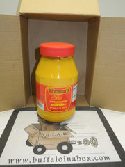 Weber's Horseradish Mustard– (32oz) Jar - militic.top: Buffalo, NY Food Shipped