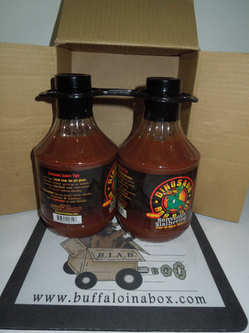 Dinosaur BBQ Sensuous Slathering Sauce -(33.8oz) TwinPK