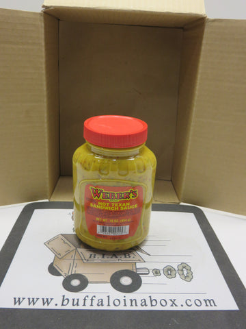 Weber's Hot Texan Sandwich Sauce (16oz) Plastic