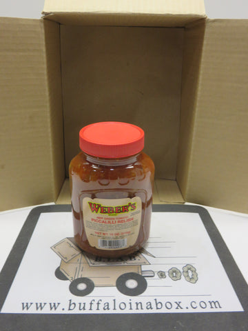 Weber's Hot Piccalilli Relish (18 oz) Plastic