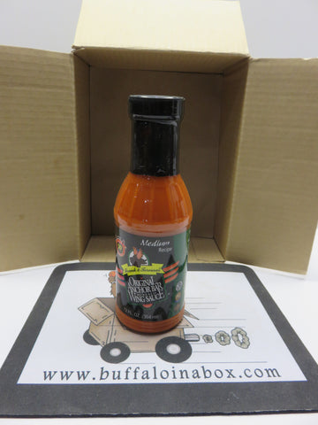 Anchor Bar Chicken Wing Sauce- Medium (12oz) Plastic