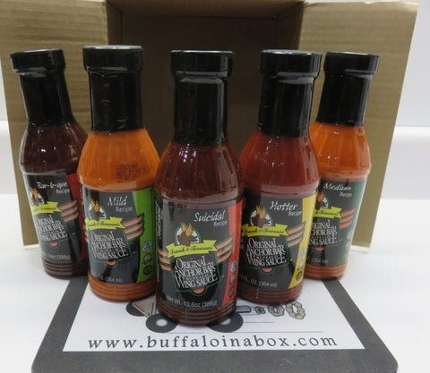 Anchor Bar -Buffalo Wing Box of Sweet & Heat