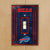 Buffalo Bills Navy Blue Art-Glass Light Switch Plate