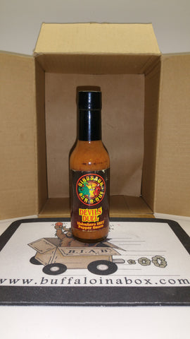 Dinosaur Bar-B-Que- Devils Duel Habanero Hot Pepper Sauce (5oz) Glass